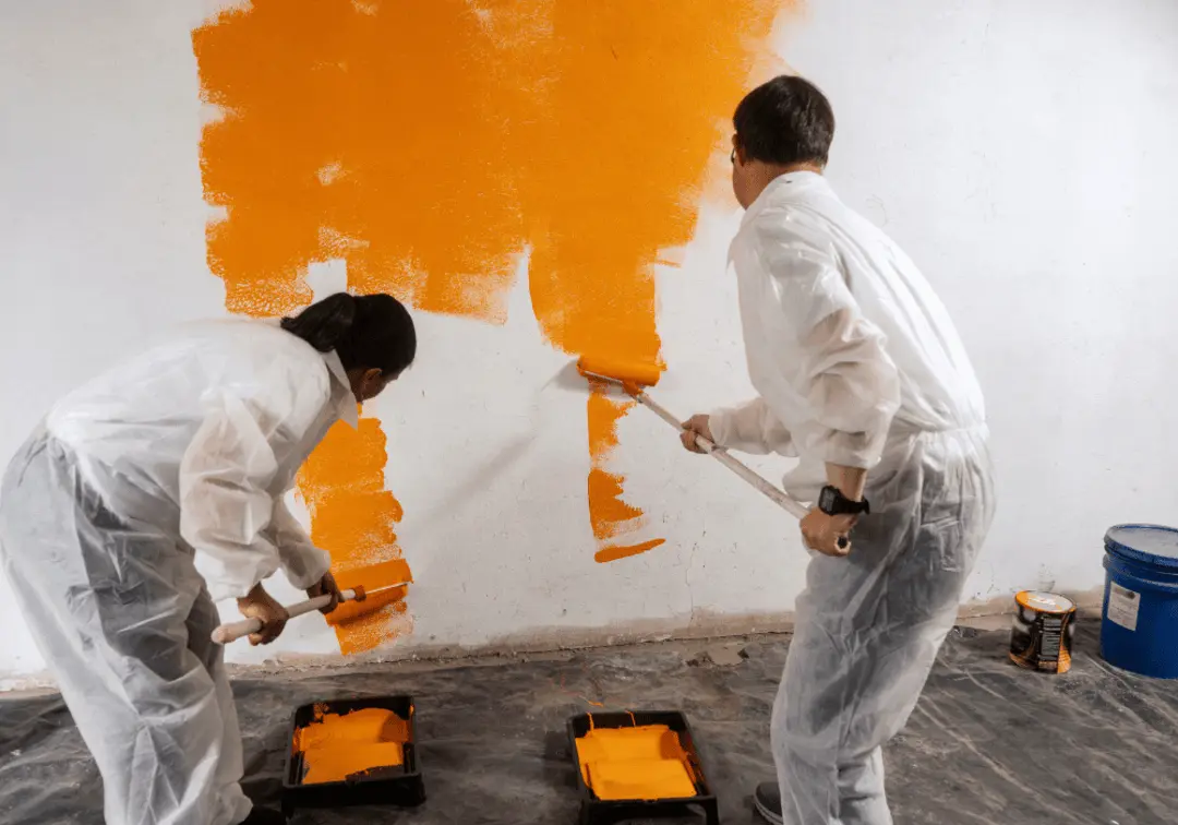Professional painting service project in Singapore for residential and commercial buildings